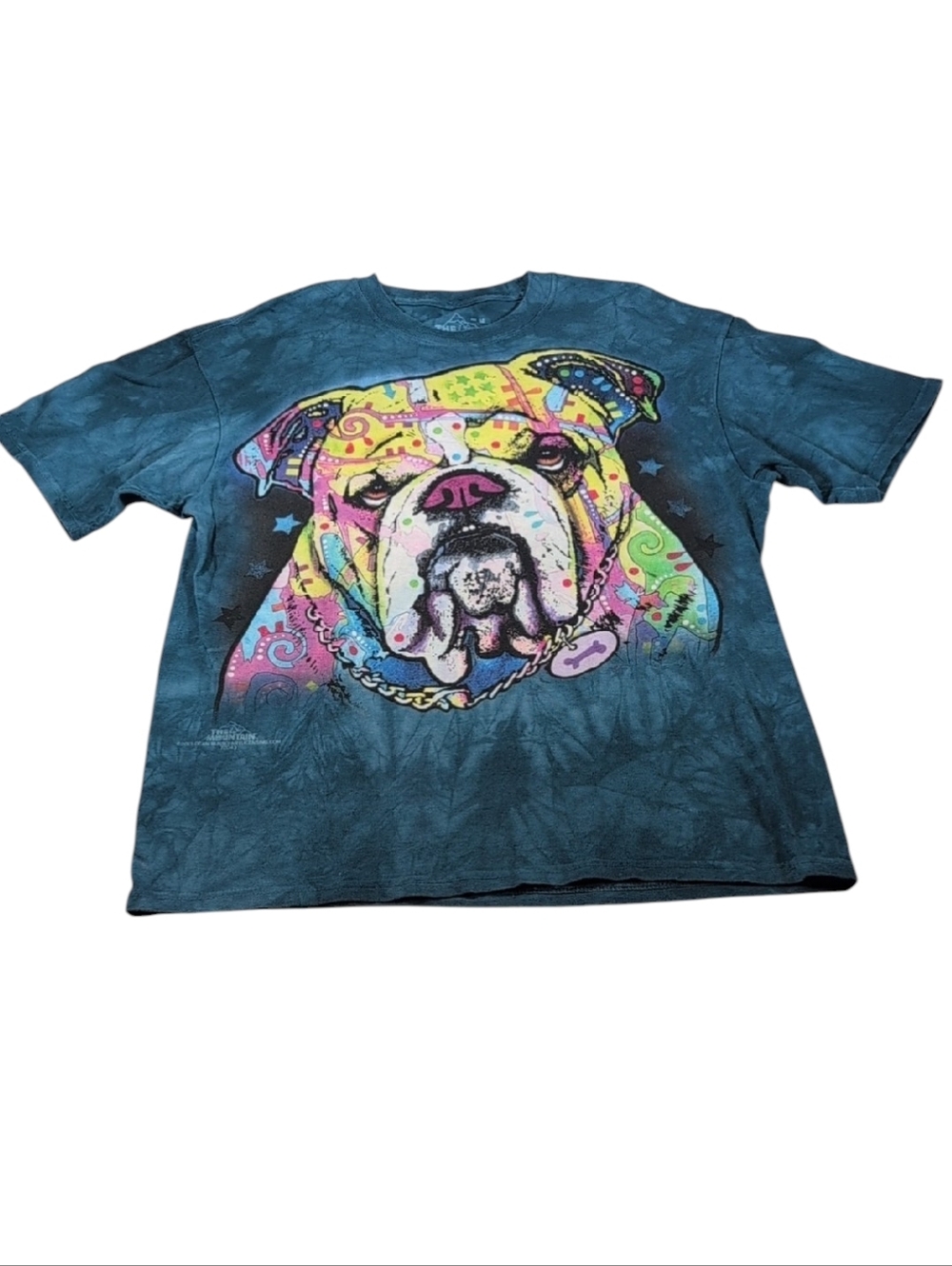 The Mountain Artistic Bulldog Tee Size Medium